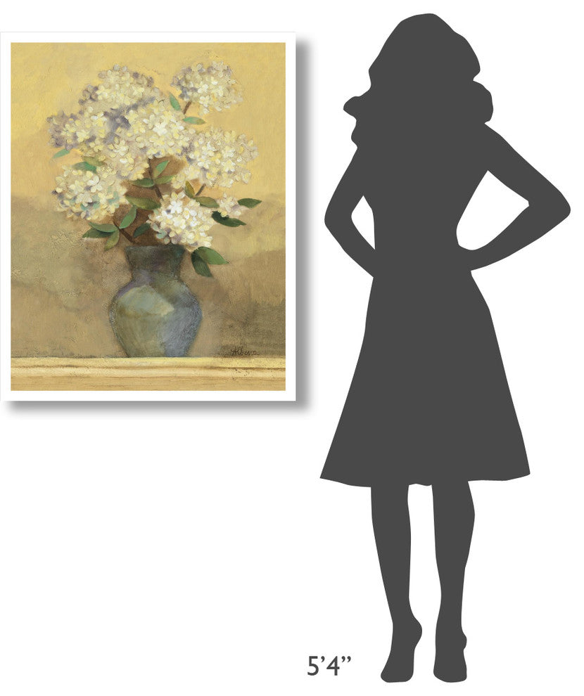 "Summer Hydrangea II Crop" Digital Paper Print by Albena Hristova, 30"x37"