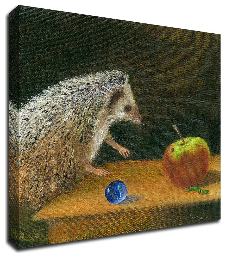 "Helmut" by DD McInnes, Print on Canvas, 14"x14"