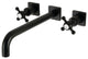 KS6050BX Wall Mount Tub Faucet, Matte Black
