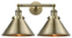 Briarcliff 2-Light Bath Fixture, Antique Brass