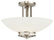Kichler Hendrik Semi Flush Light, Brushed Nickel, 2