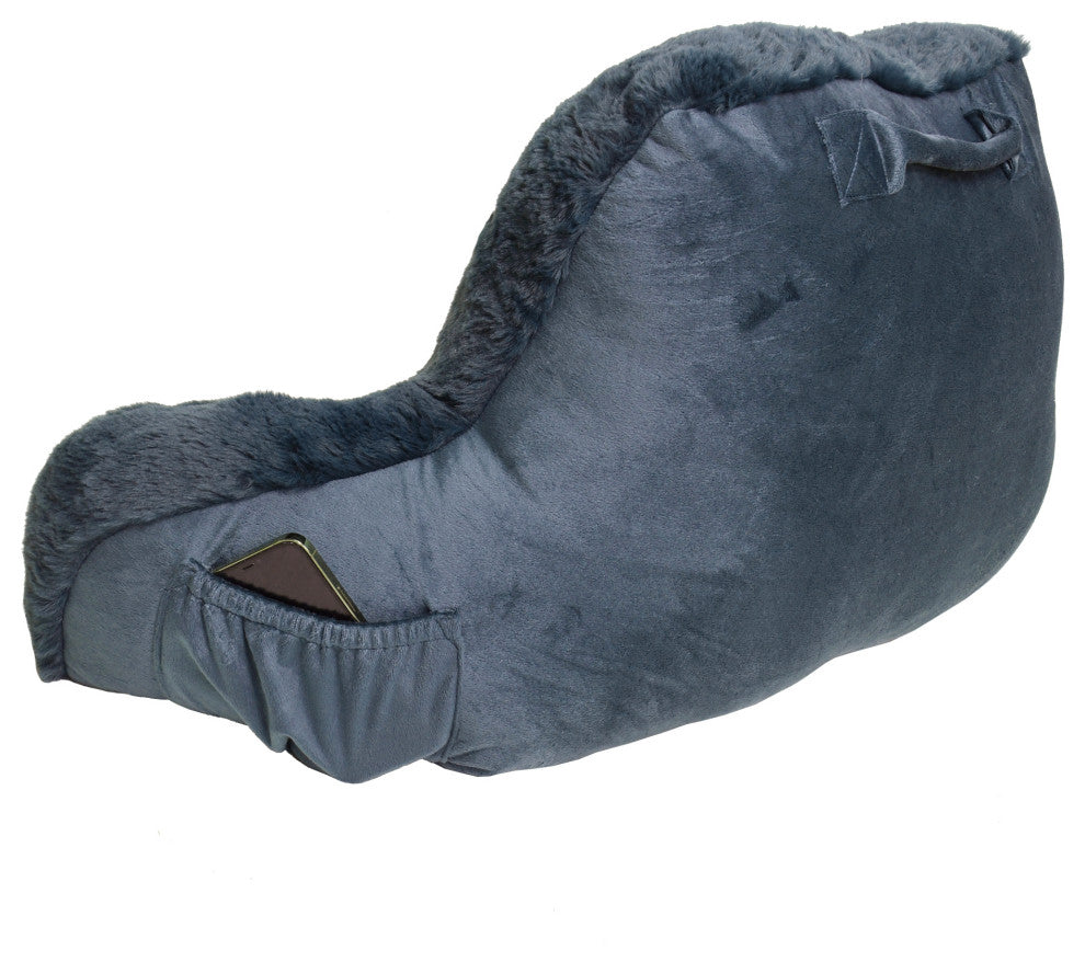 Faux Fur Bedrest Shell, Stargazer, 20"x18" X17"