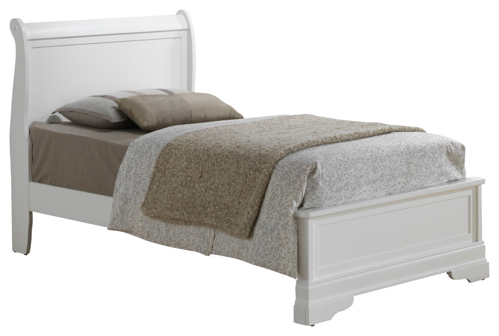 Palmer Bed, White, Twin