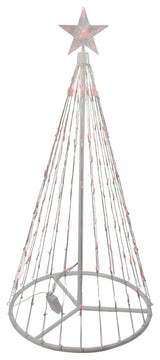 4' Red LED Lighted Show Cone Christmas Tree Outdoor Decoration