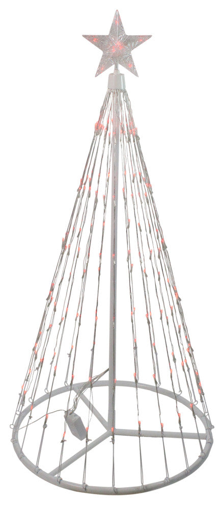 4' Red LED Lighted Show Cone Christmas Tree Outdoor Decoration