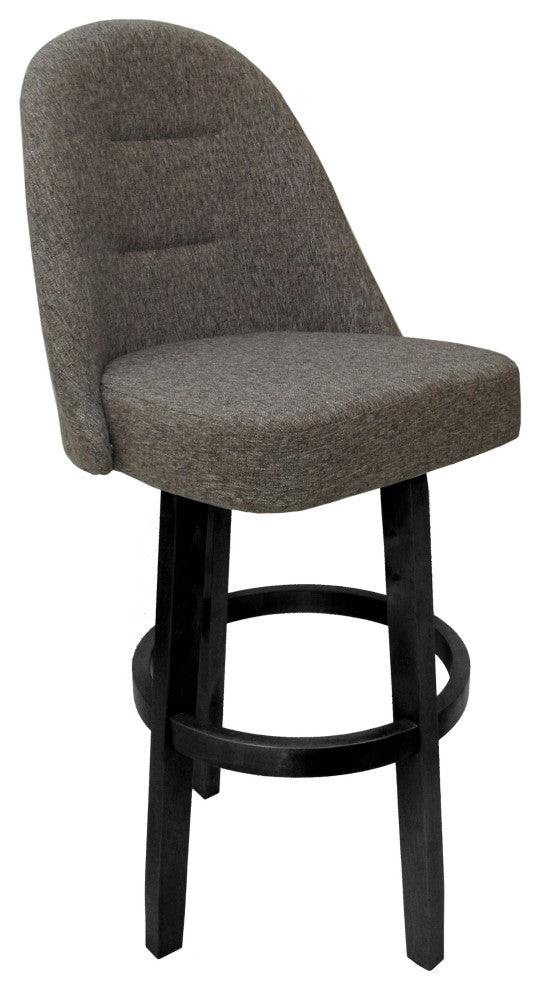 Swivel Counter 26" 30" Extra Tall 34" Wood Bar Stool M-235 Vivian Base, Grey