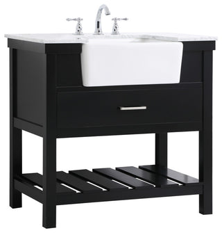 Home Living 22" Farmhouse Black-Light Bathroom Vanity