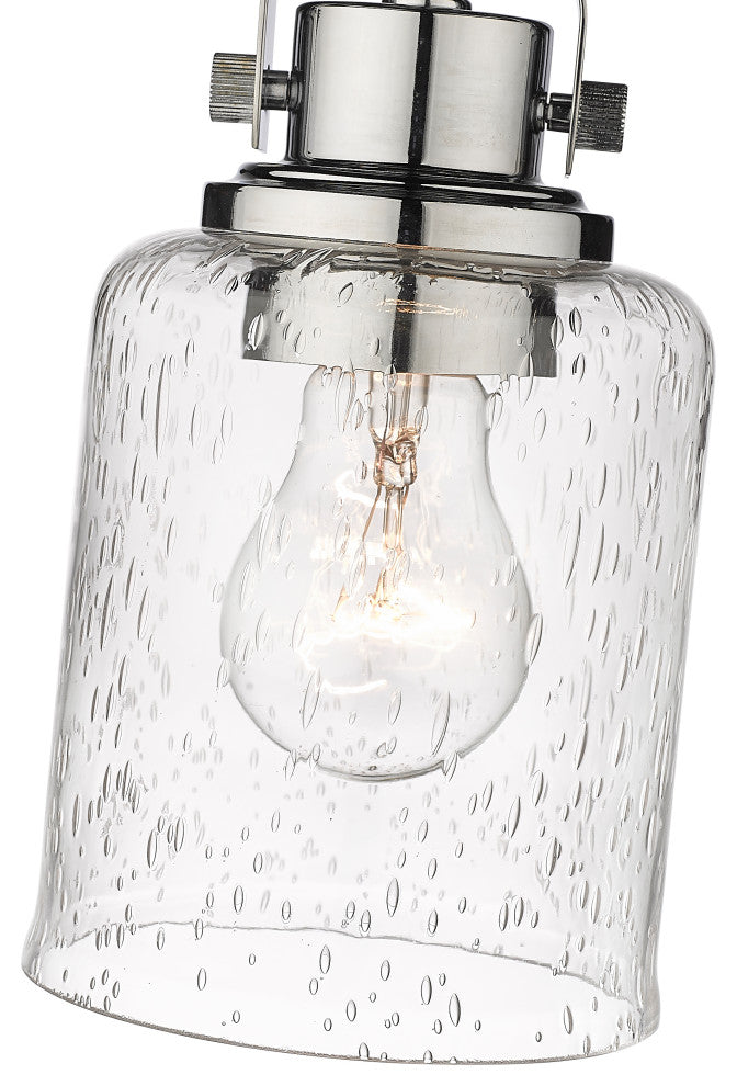Z-LITE 340F1-CH 1 Light Flush Mount, Chrome