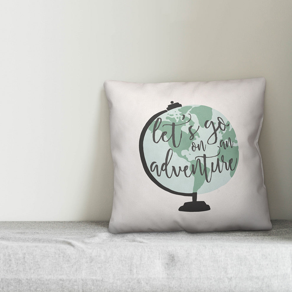 Let's Go On An Adventure 16x16 Spun Poly Pillow