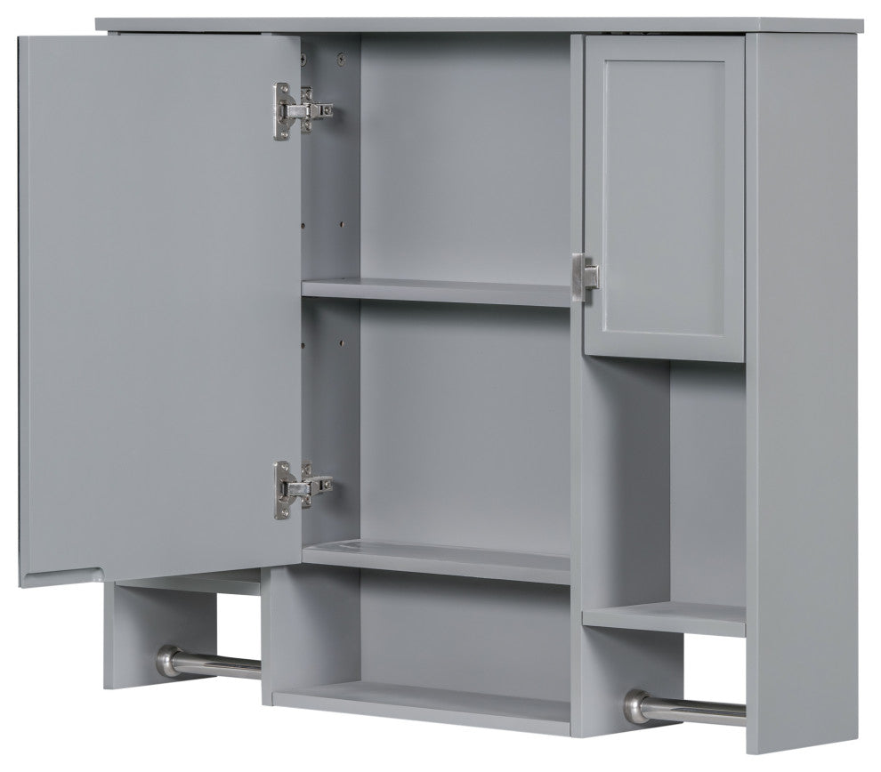 Gewnee Modern Wall Mounted Bathroom Storage Cabinet