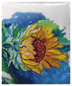 Betsy Drake Windy Sunflower Fleece Blanket
