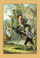 The Swiss Family Robinson: Training the Ostrich - Gallery Wrapped Canvas Art