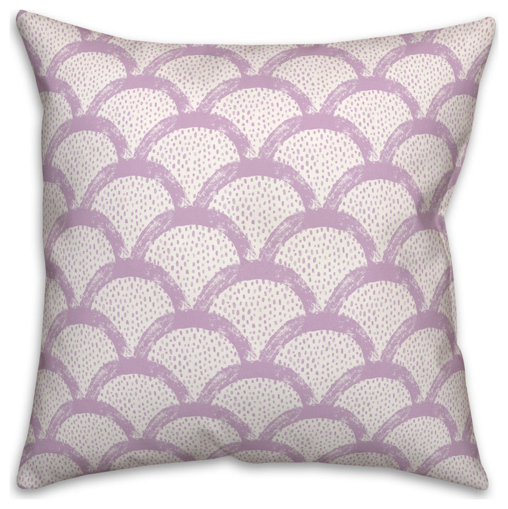 Purple Scallops 20x20 Indoor/Outdoor Pillow