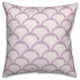 Purple Scallops 20x20 Indoor/Outdoor Pillow