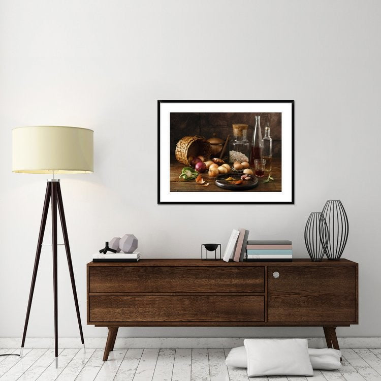 "Smells" Framed Digital Print by Luiz Laercio, 44x33"