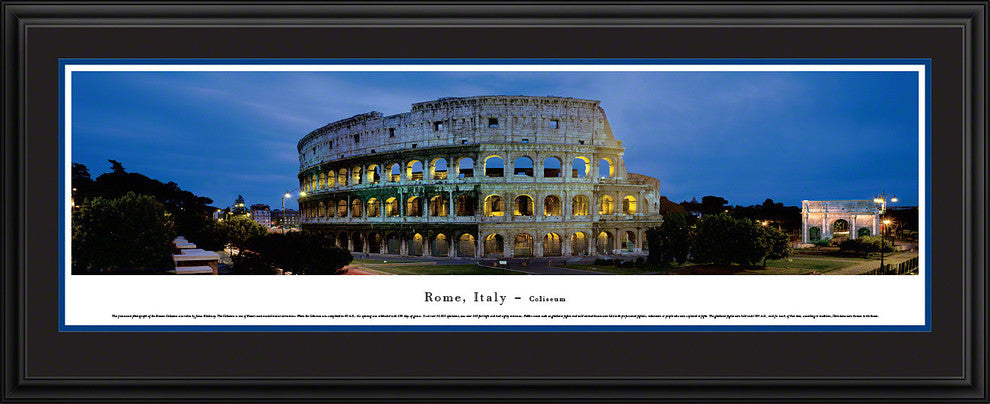 Rome, Italy-Coliseum, Deluxe Frame
