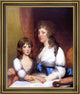 Gilbert Stuart Mrs. Samuel Dick and Daughter Charlotte AnnaCanvas Print, 16"x20"