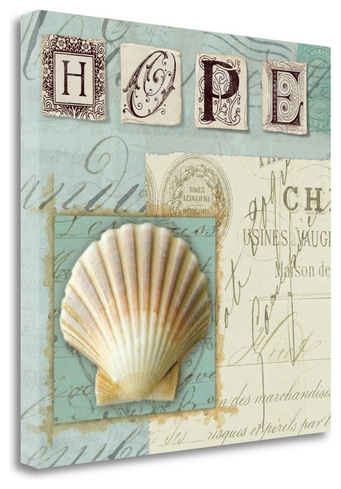 "Beach Journal IV" By Wild Apple Portfolio, Giclee Print on Gallery Wrap Canvas