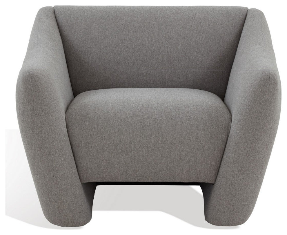 Safavieh Couture Stefanie Modern Accent Chair, Light Grey