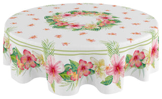 Laural Home Tropical Island 70" Round Tablecloth