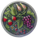 Tuscan Bounty Knob Antique Brass, Pewter Hand Tinted