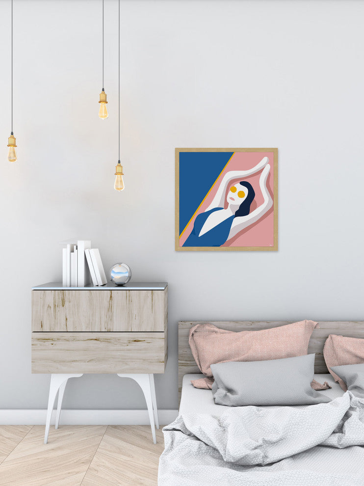 "Lovely Day" Framed Painting Print, 24"x24"