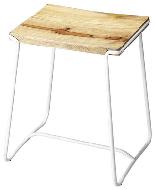 Butler Parrish Wood & Metal Stool