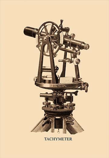 Tachymeter #1- Framed Paper Poster 20" x 30"
