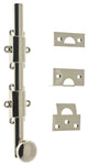 Genuine Solid Brass 8" Heavy Duty Surface Bolt, Polished Chrome