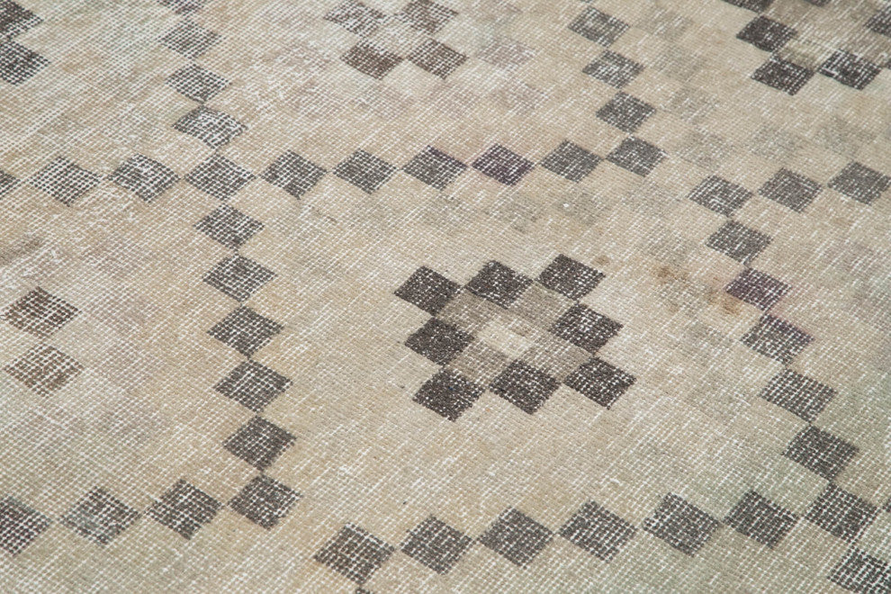 Rug N Carpet - Hand-knotted Anatolian 5' 4'' x 10' 3'' Low Pile  Vintage Rug