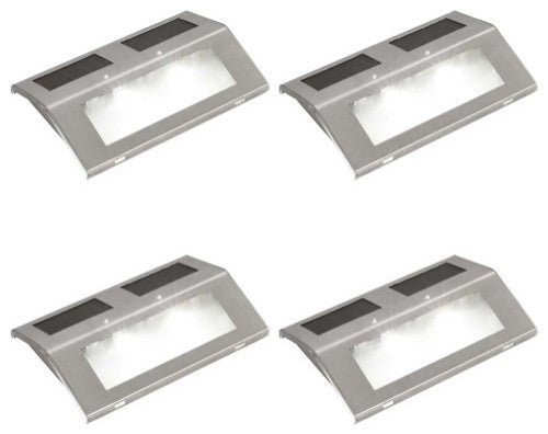 vidaXL Solar 4 x Stair Lamp