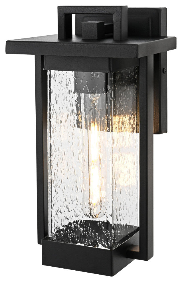 Home Living 6.5" Outdoor Wall Sconce, Black
