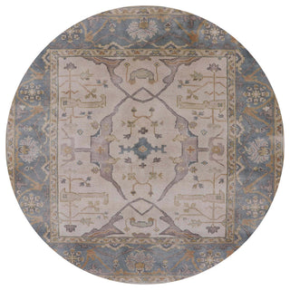 Ahgly Company Indoor Round Mid-Century Modern Area Rugs, 4' Round