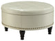Augusta Storage Ottoman, Cream