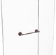 Monte Carlo 18" Shower Door Towel Bar, Antique Copper