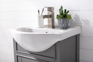 Marian Transitional Gray 20" Single Sink Vanity