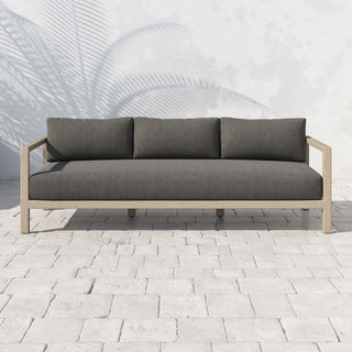 Sonoma Outdoor Sofa-88"-Brown/Charcoal