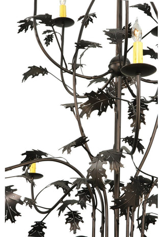 72 Wide Oak Leaf 15 Light Chandelier