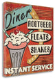 "Diners And Drive Ins III" By Pela Studio, Giclee Print on Gallery Wrap Canvas