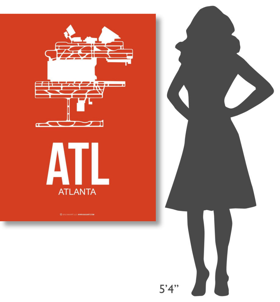 "ATL Atlanta Poster 3" Fine Art Print