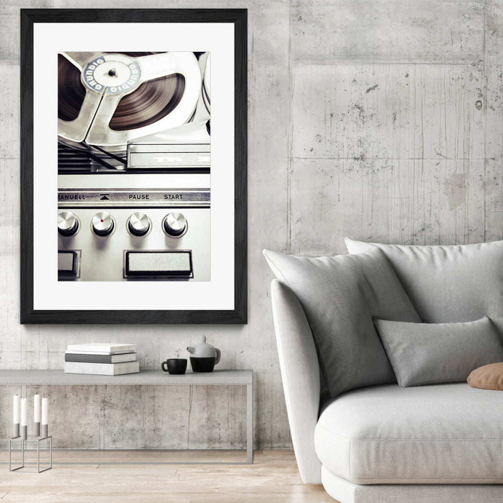 "Record" Matted and Framed, 52"x36"