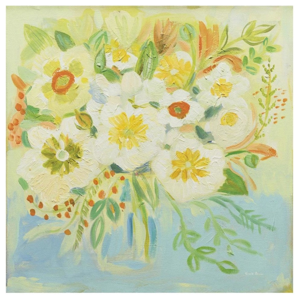 "Camillia" Digital Paper Print by Farida Zaman, 42"x42"