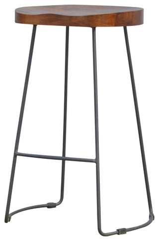 Industrial Chunky Bar Stool