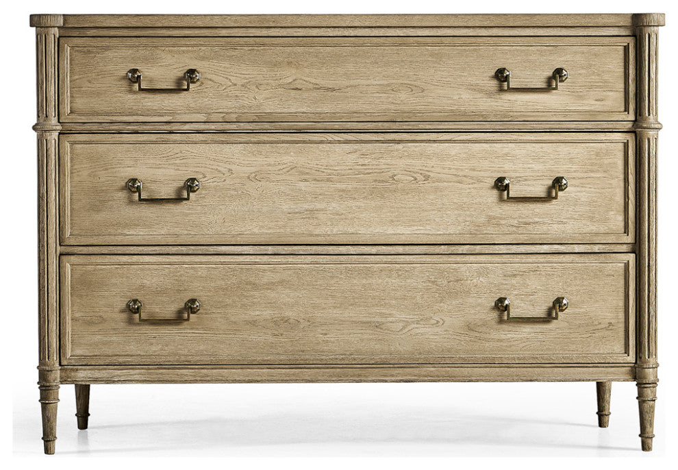 French Louis XVI Style Commode Natural 52"