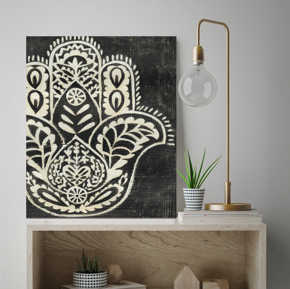 "Night Hamsa I" Gallery-Wrapped Canvas Wall Art, 16"x20"