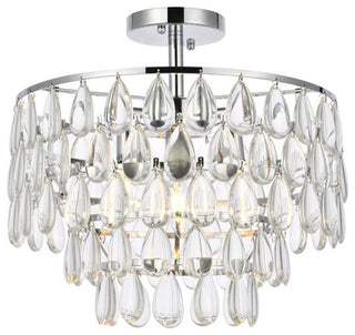 Murphy 16" Flush Mount, Chrome