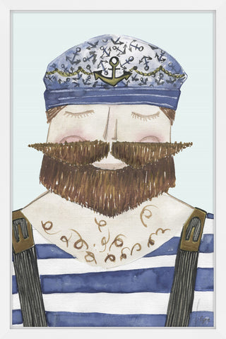 "The Marine" Framed Painting Print, 20"x30"