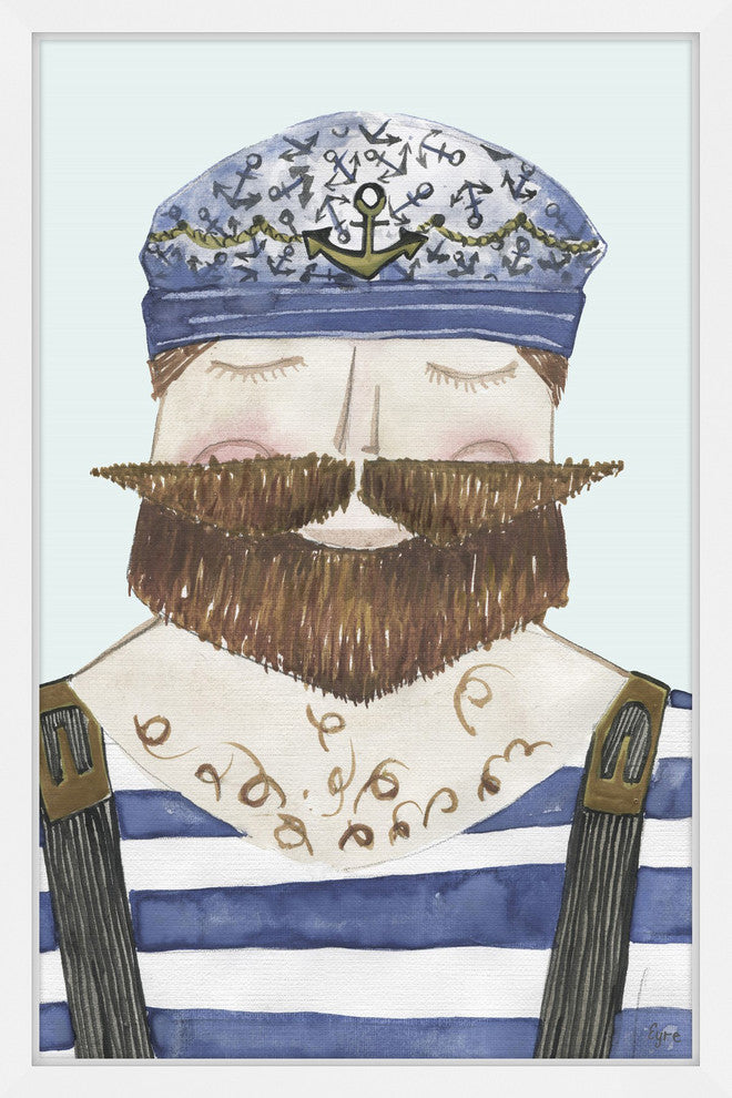 "The Marine" Framed Painting Print, 20"x30"