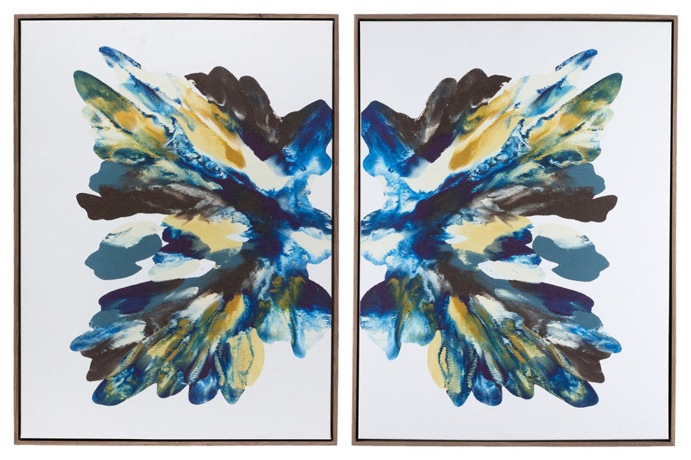 Rorschach Aura Diptych By Orfeo Quagliat