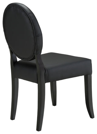Modern Contemporary Kitchen Dining Side Chair Set of 4 Black